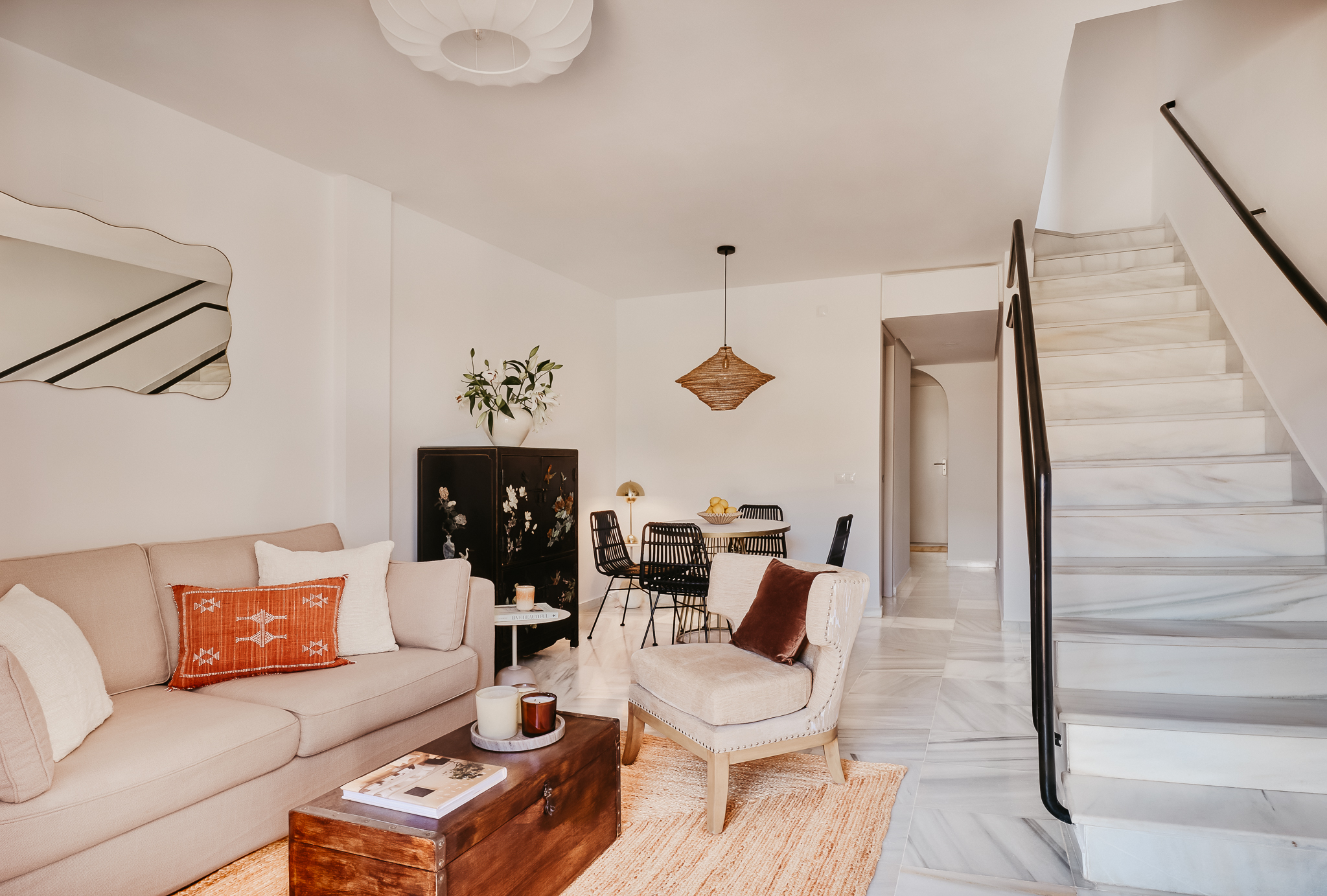 Living Room & Dining